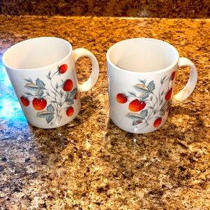 Strawberry Mug Set of 2